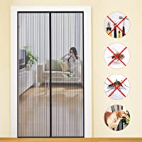 MYCARBON Mosquitera Puerta Magnetica Corredera Cortina Mosquitera Magnética para Puertas Cortina de Sala de Estar la…
